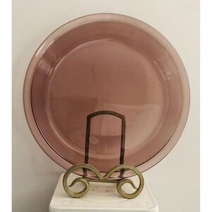 Pyrex Visions‎ Cranberry Glass Pie Plate #209 Vintage Corning Corningware 9 Inch